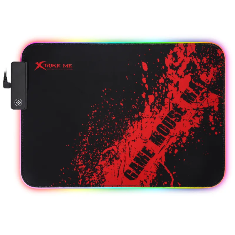 Tapis de souris Gaming Xtrike Me MP602 350 x 250 mm / RGB