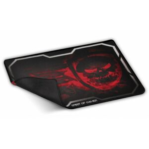 Tapis Souris Gaming Spirit of Gamer SMOKEY Skull XL / Rouge