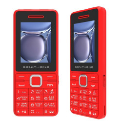 Téléphone Portable GENIPHONE A33 / Rouge