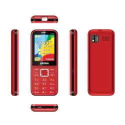 Téléphone Portable UNIWA E1802 / Rouge