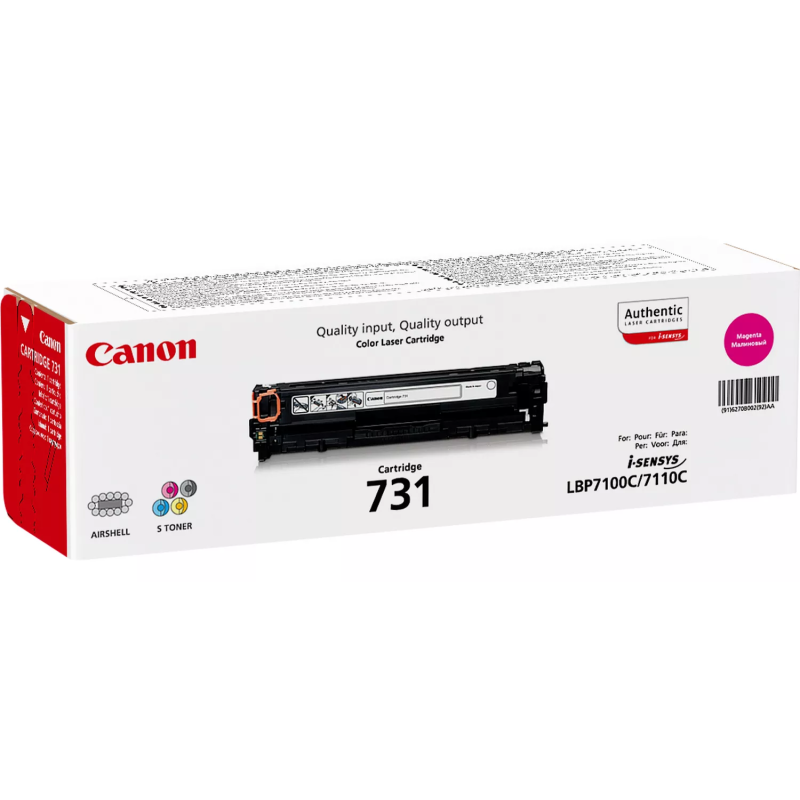 Toner Original Canon 731M / 1500 Pages / Magenta