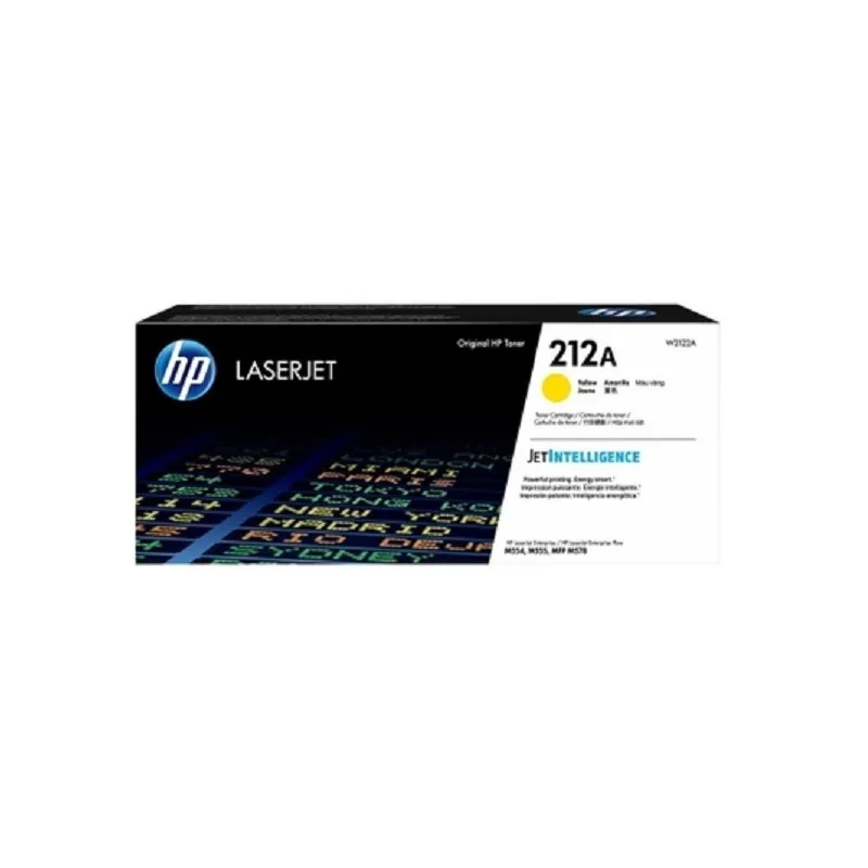 Toner Original HP 212A LaserJet Authentique /  jaune