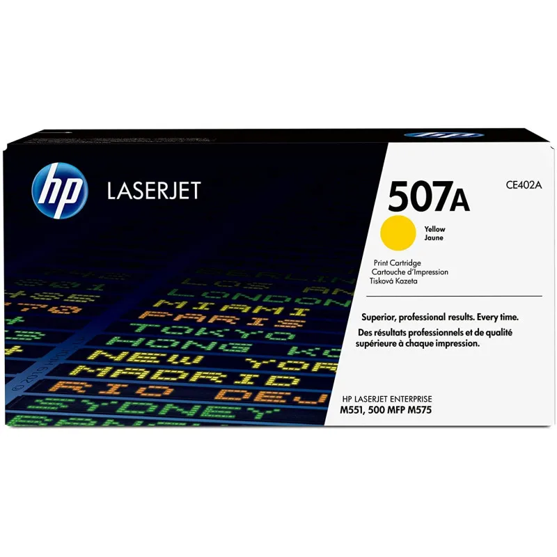 TONER ORIGINAL HP 507A - CE402A / YELLOW