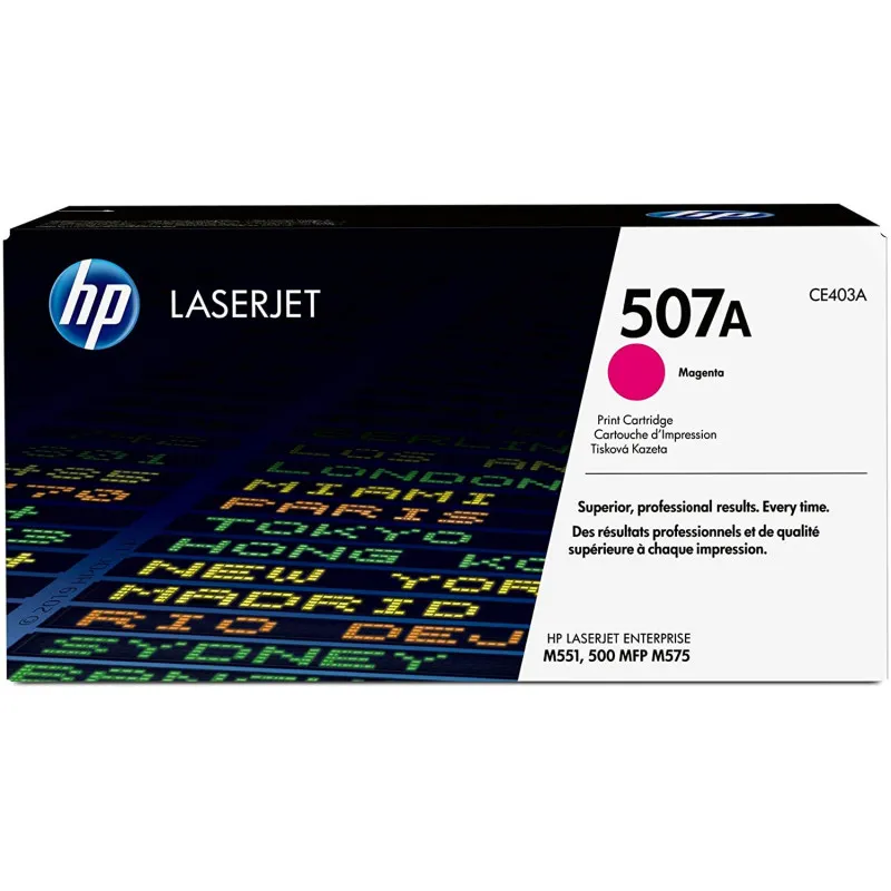 TONER ORIGINAL HP 507A - CE403A / MAGENTA