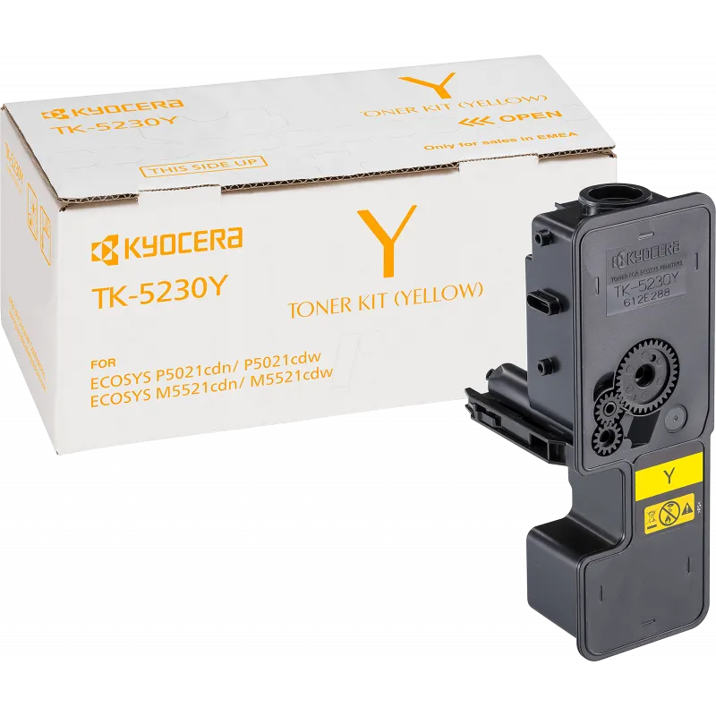 Toner Original Kyocera TK-5230Y / Jaune