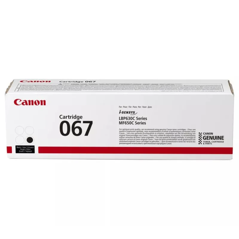 Toner Originale Laser Canon 067 / Noir / 1350 Pages