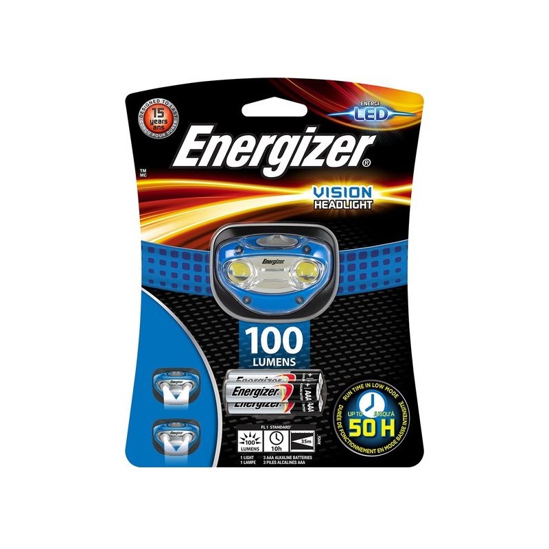Torche frontale Energizer Vision Headlight 2 LED