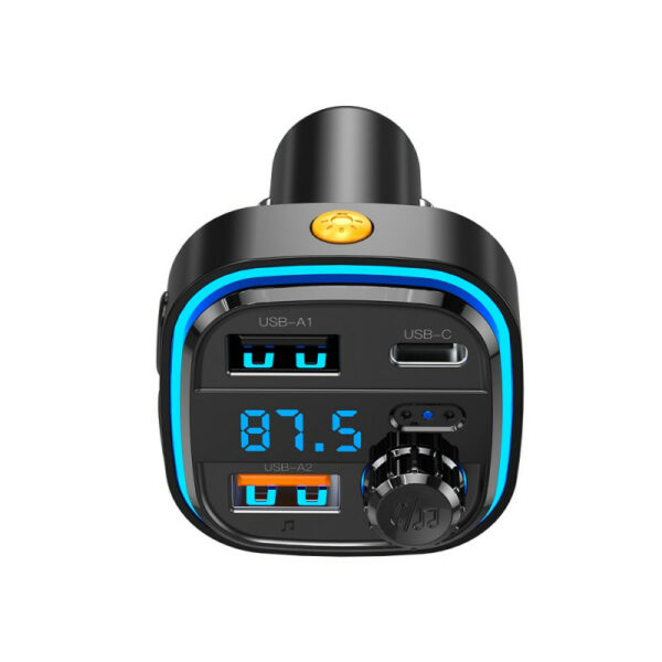 Transmetteur FM XO BCC08 Bluetooth MP3 Chargeur voiture 3,1A noir