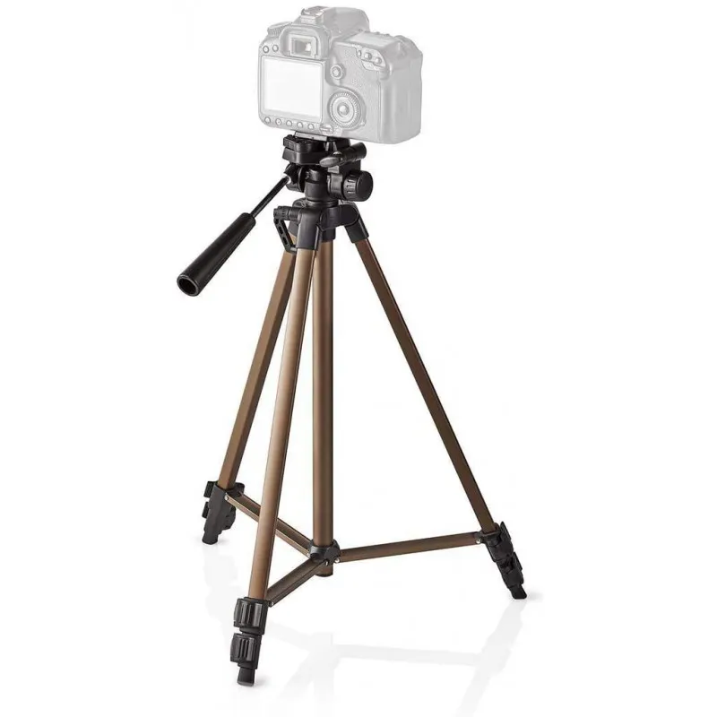 Trépied pour appareils photos Nedis Pan & Tilt 127 cm / Bronze