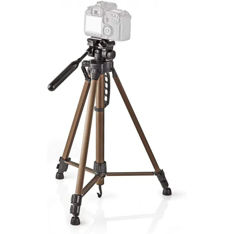 Trépied pour appareils photos Nedis Pan & Tilt 145 cm / Bronze