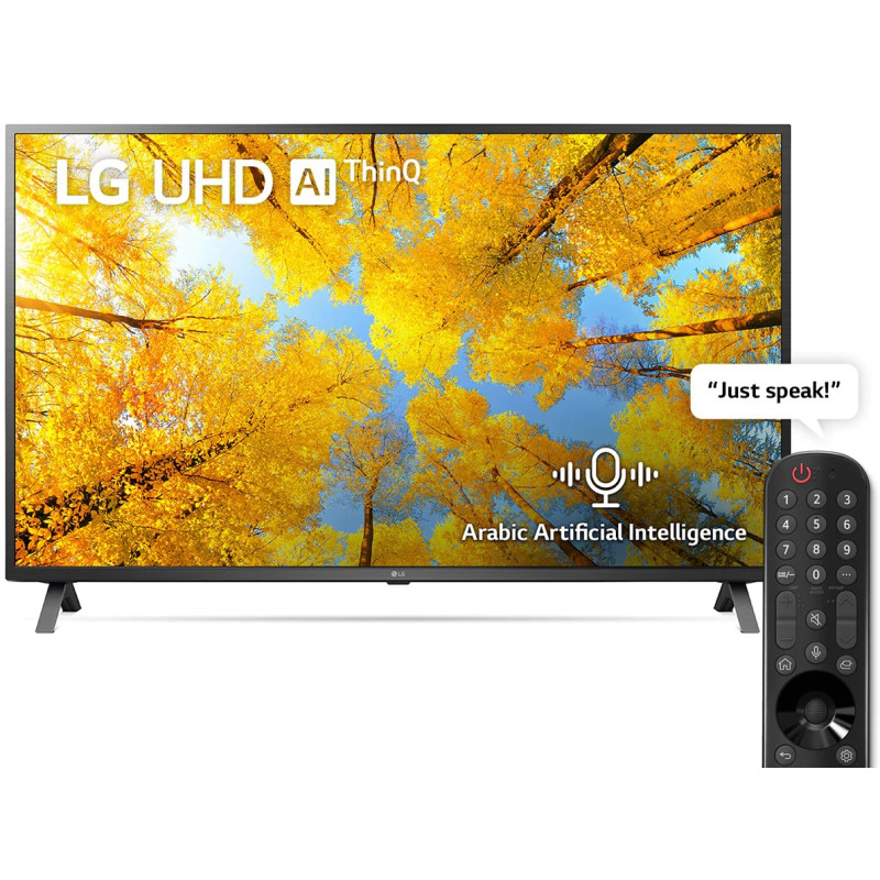 TV LG UHD 4K 50" UQ75006 Smart TV avec AI ThinQ / Avec Récepteur Intégré