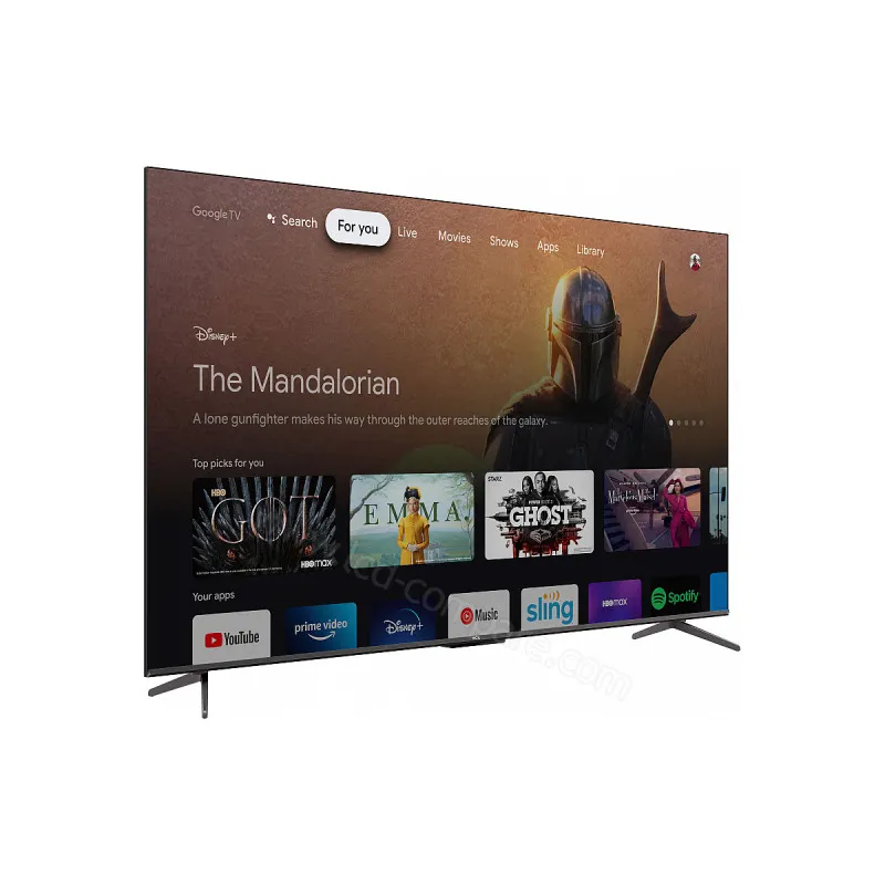 TV TCL P735 55" LED UHD 4K / Smart TV / ANDROID / Noir