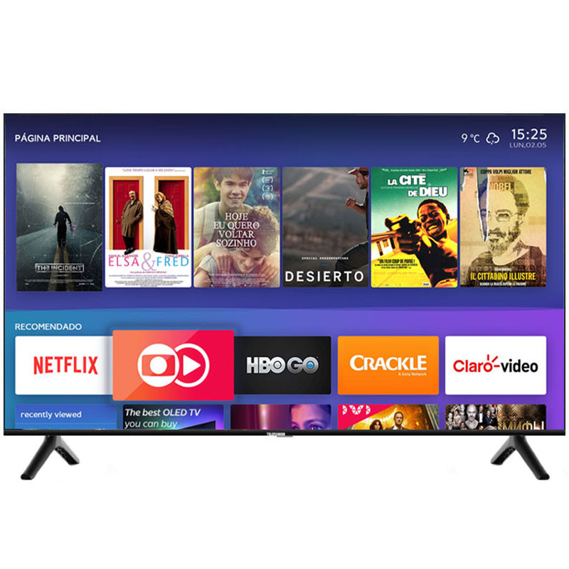 TV TELEFUNKEN 50” D31 UHD 4K SMART LINUX  / TV50D31