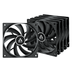 Ventilateur de boîtier Arctic F12 120 MM / 5 Pièces / Noir