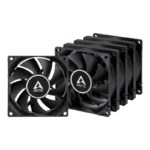Ventilateur de boîtier Arctic F8 80 MM / 5 Pièces / Noir