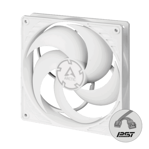 Ventilateur de boîtier Arctic P14 PWM PST 140 MM / Blanc
