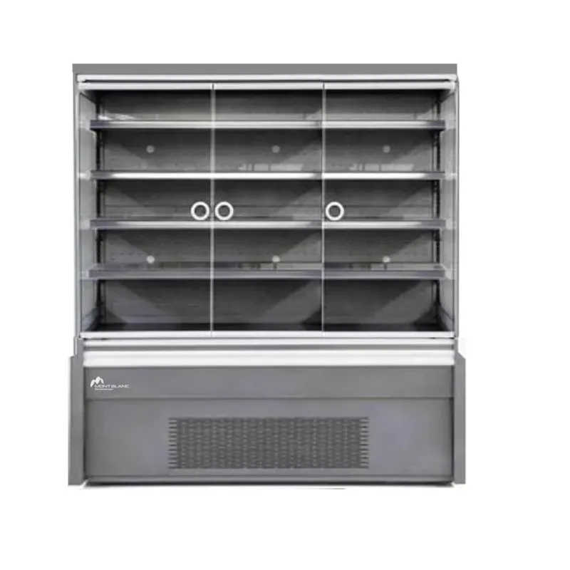 Vitrines Groupe Logés Verticales Ventilé MontBlanc Jonquille / Silver