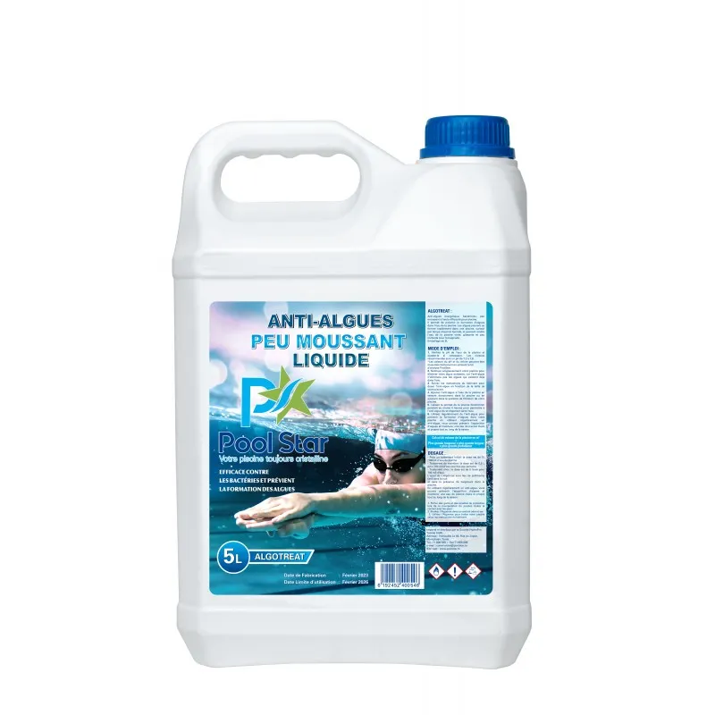 Anti-algues pour piscines (Algotreat- 5/Algicide 5L)