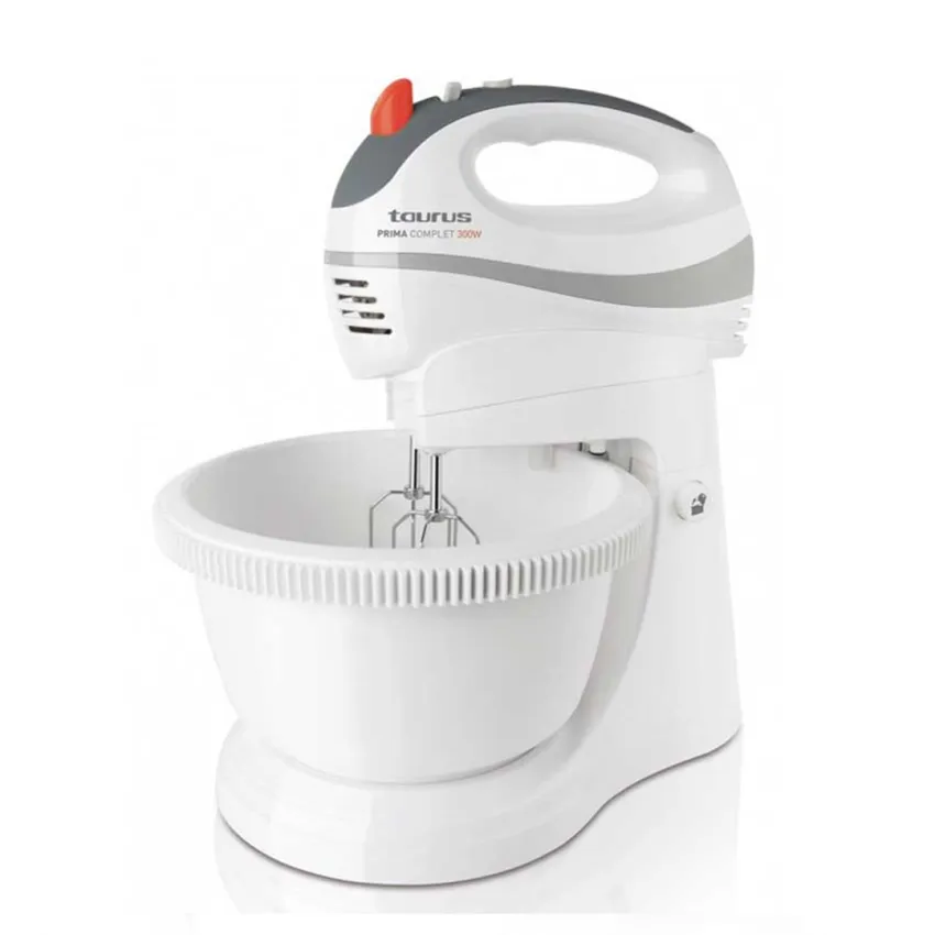 Batteur électrique avec Bol TAURUS PRIMA 2.5 Litres | 300 W - Blanc
