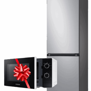 Réfrigérateur Combiné SAMSUNG RB34T600FSA 340 Litres Nofrost - Silver + micro ondes Samsung 20L