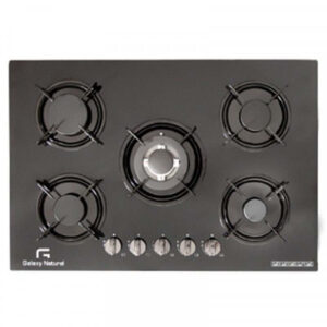 Plaque De Cuisson Galaxy Naturel 5 Feux 60 Cm - Noir