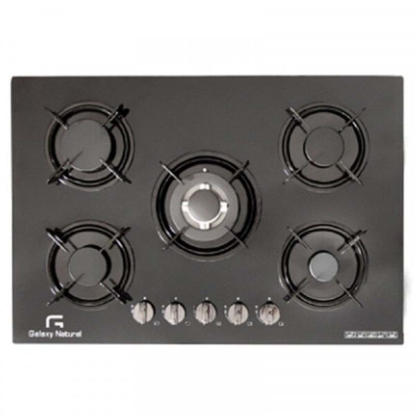 Plaque De Cuisson Galaxy Naturel 5 Feux 60 Cm - Noir