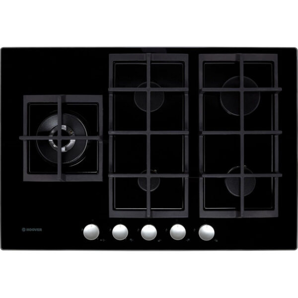 Plaque de cuisson Induction HOOVER / 5 FEUX / 75 cm / NOIR