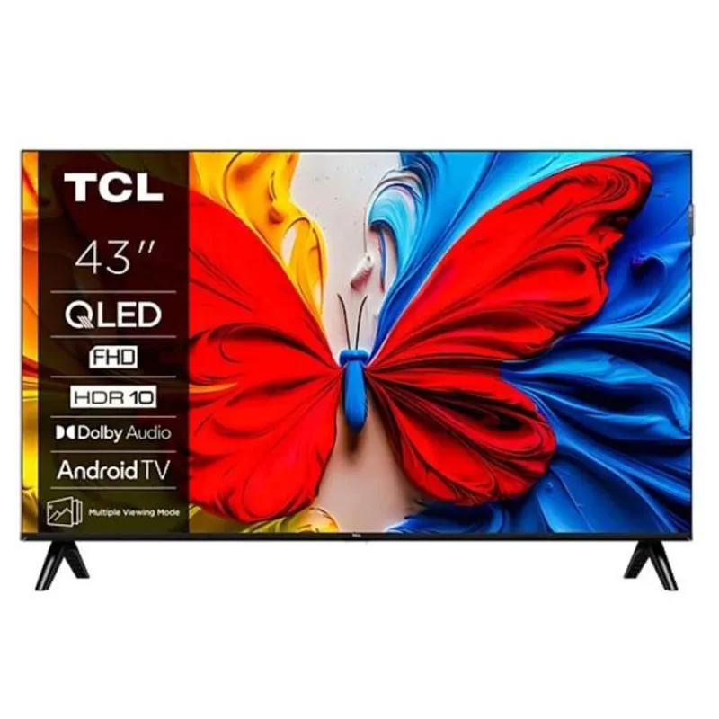 Tv TCL S5K 43'' QLED Full HD SMART Google TV / avec Récepteur intégré / 43S5K