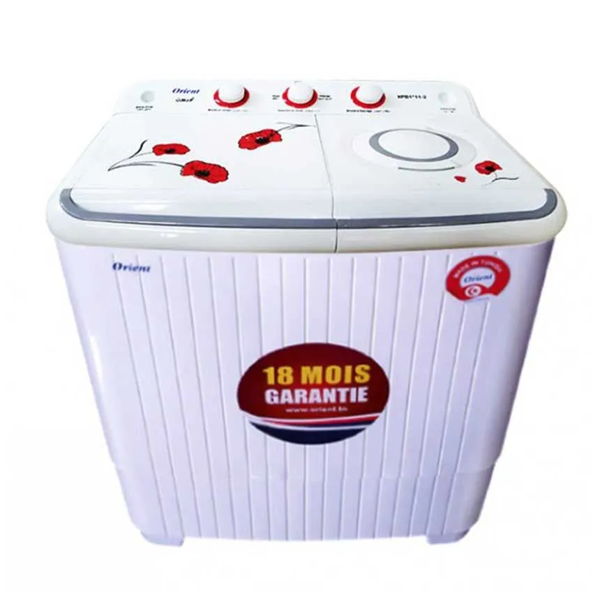 LAVE-LINGE ORIENT 11.2KG SEMI-AUTOMATIQUE