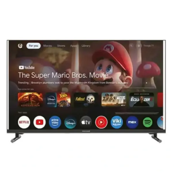 Tv MAXWELL 43" MG60 FHD Smart Google Tv avec Recepteur Integre - Noir