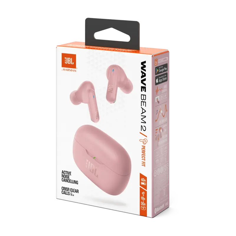 Écouteurs Sans Fil JBL Wave Beam2 Rose