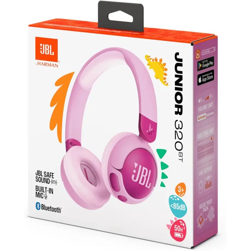 Micro Casque Sans Fil JBL Junior JR320BT Pour Enfants / Violet