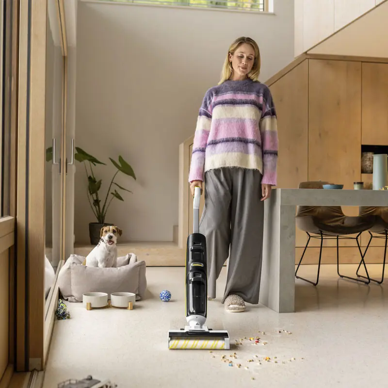 ASPIRATEUR LAVEUR KARCHER 750ml FCV4 / Noir