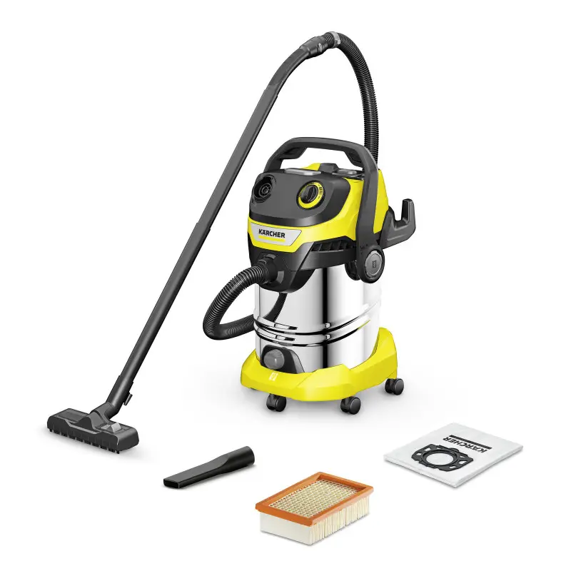 ASPIRATEUR MULTIFONCTION KÄRCHER WD5 S-V / 1100 Watts / Noir & Jaune