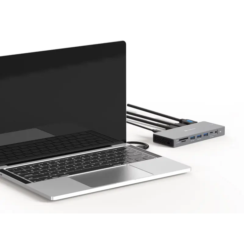 Station d&rsquo;accueil Pro SANDBERG USB-C (13 en 1)