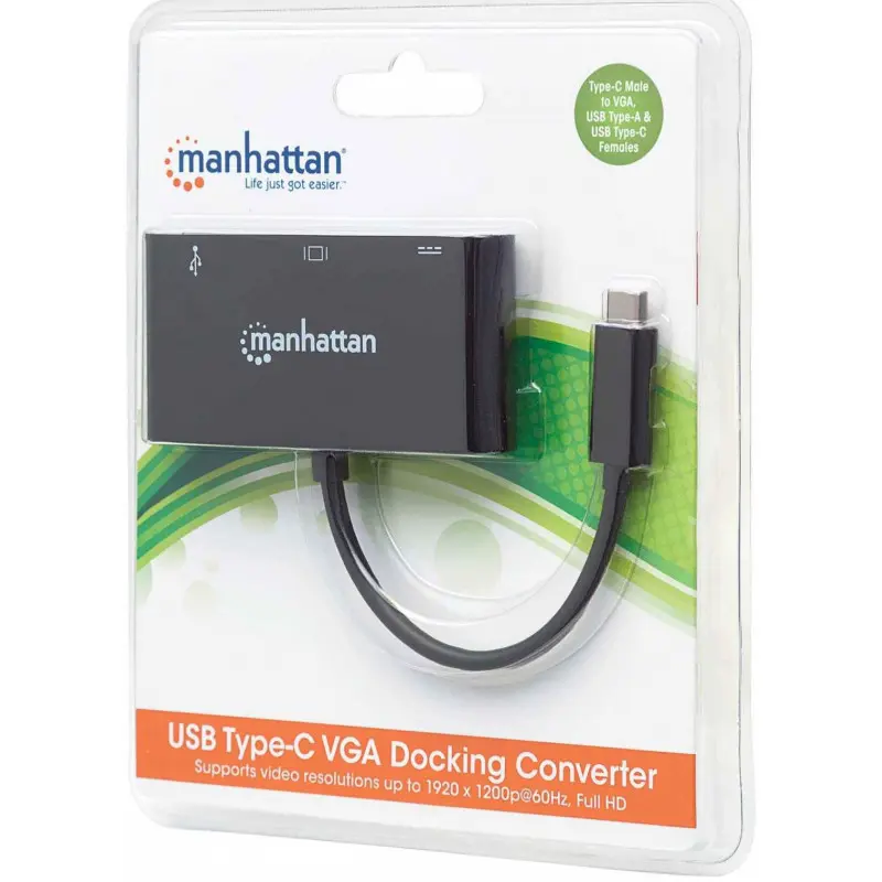 Convertisseur Usb-Type-c To VGA /Noir