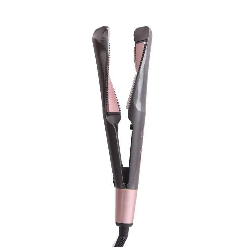 Lisseur et Fer à Friser 2en1 JOCCA 1549 / Gris & Rose