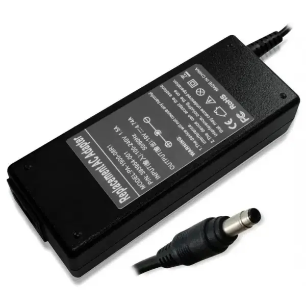 Chargeur ADAPTABLE pour Pc portable HP 18.5V / 3.5A Petit Bec