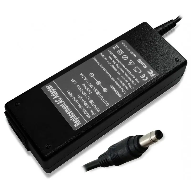 Chargeur ADAPTABLE pour Pc portable HP 18.5V / 3.5A Petit Bec