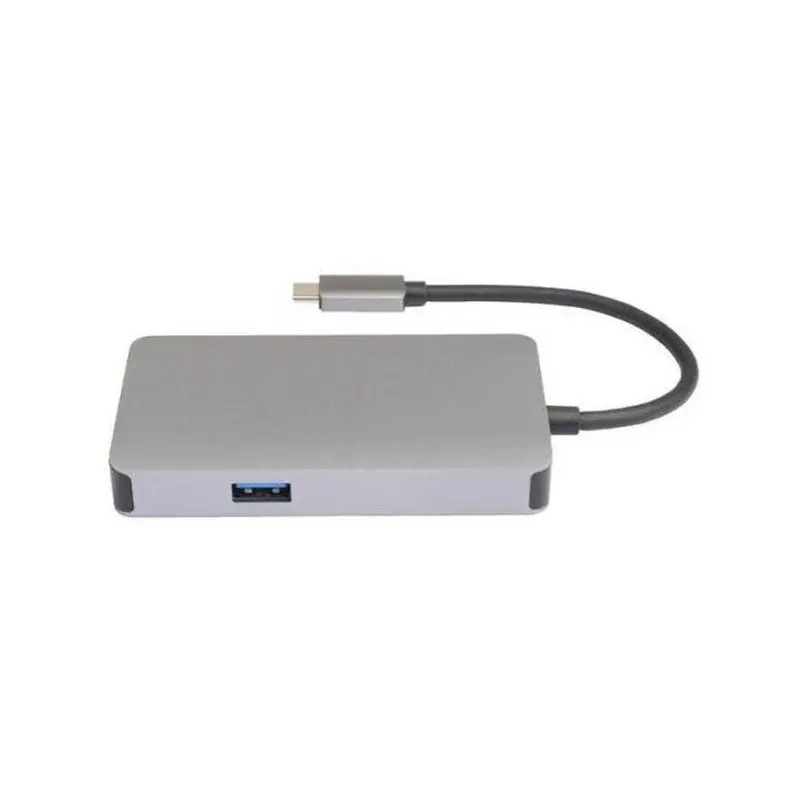 Station d&rsquo;accueil MICROCONNECT CC0M14 / USB-C / USB 3.1 / Gris