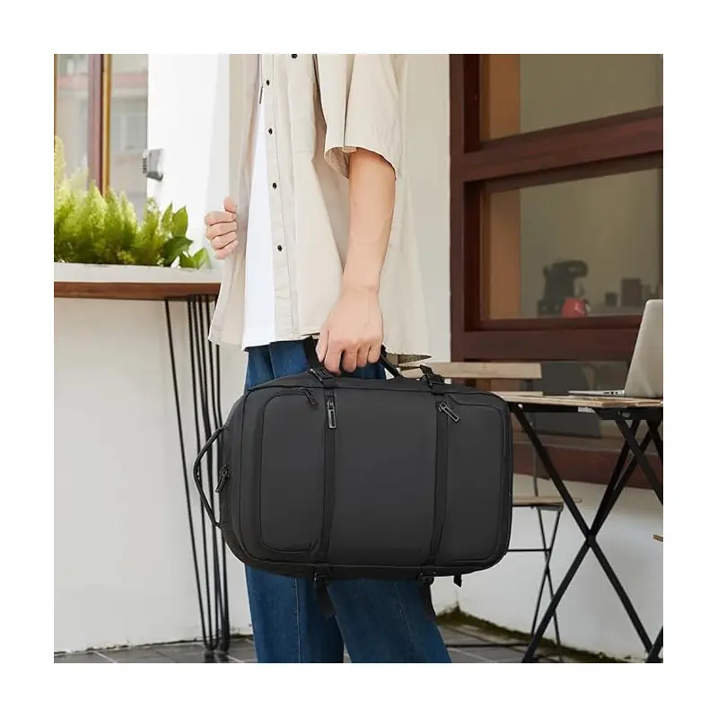 SAC A DOS POUR PC PORTABLE 15.6&Prime; AVEC étanche + PORT USB + ANTICHOC NOIR