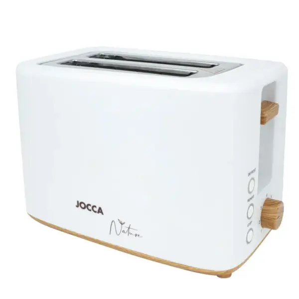 Grille Pain JOCCA Nature Bambou 700W / Blanc