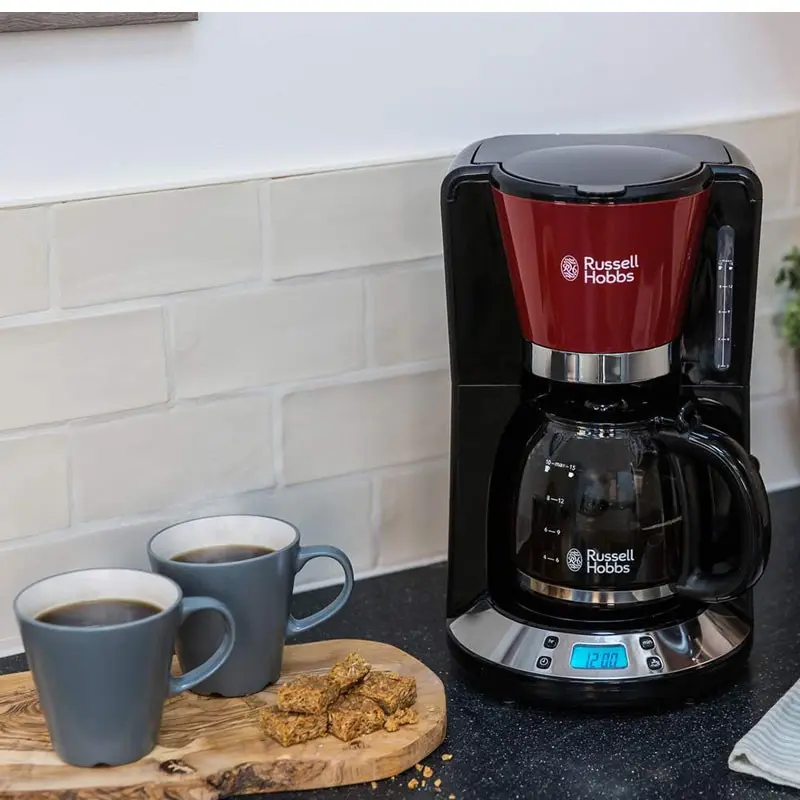 Cafetière Colours plus RUSSEL HOBBS 1.25 Litre / RED / 24031-56