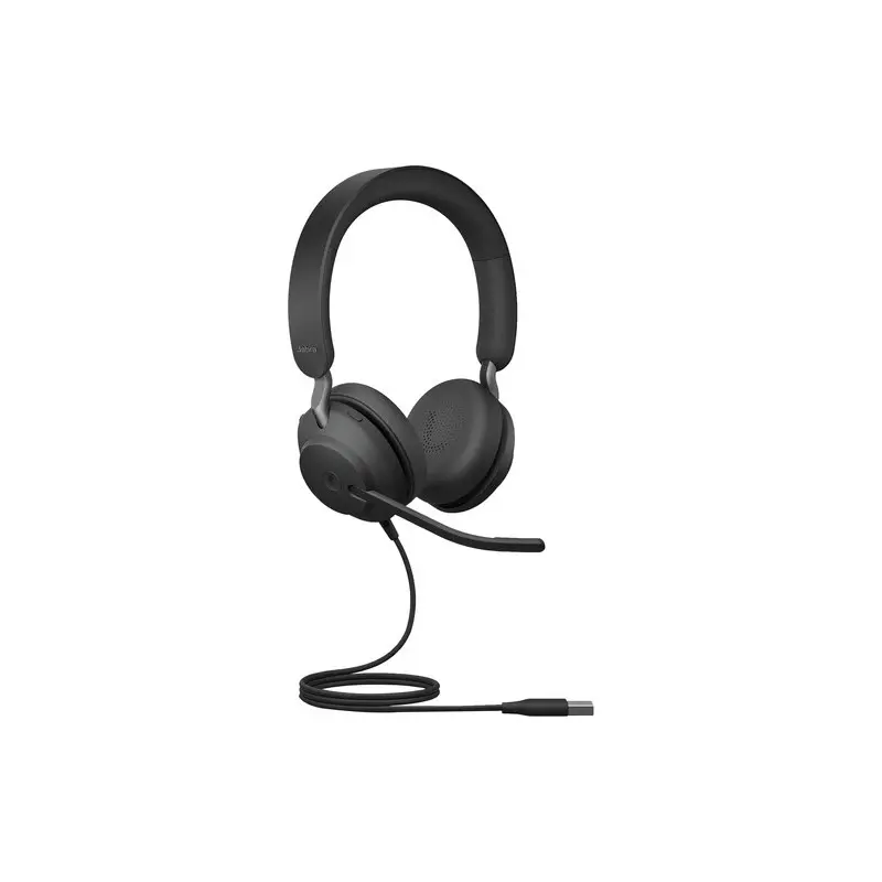MICRO CASQUE FILAIRE JABRA EVOLVE2 40 SE DUO MS-USB-A / NOIR