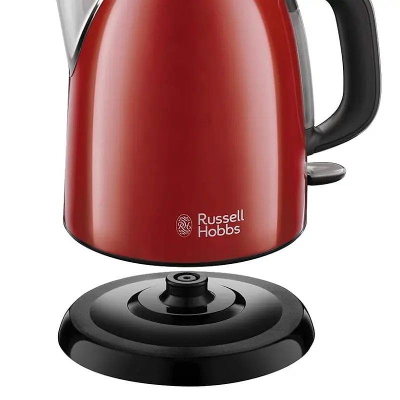 Bouilloire RUSSEL HOBBS inoxydable 1 Litre / 2400W / Rouge