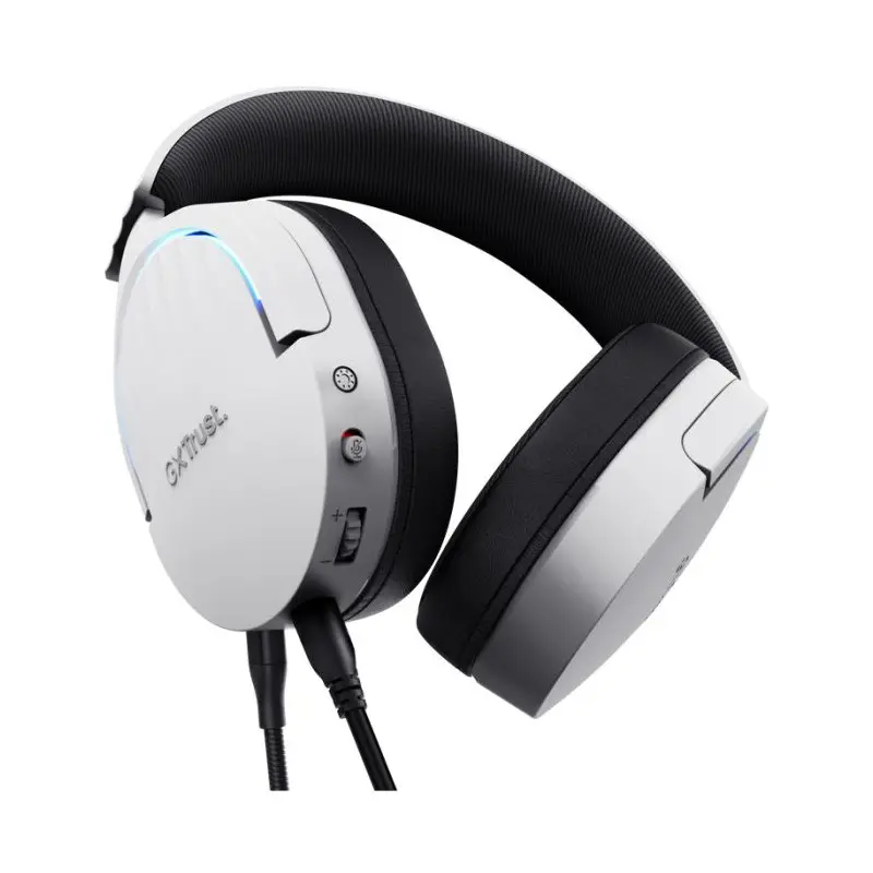 MICRO CASQUE GAMER FILAIRE TRUST GXT 490 FAYZO USB 7.1 / Blanc
