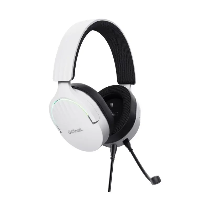 MICRO CASQUE GAMER FILAIRE TRUST GXT 490 FAYZO USB 7.1 / Blanc