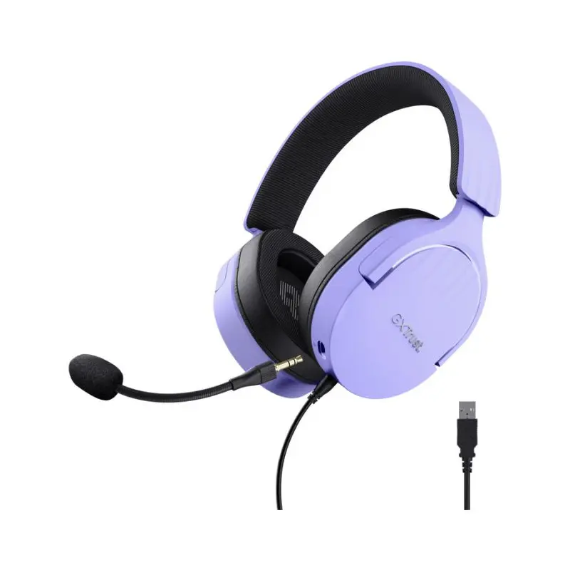 MICRO CASQUE GAMER FILAIRE TRUST GXT 490 FAYZO USB 7.1 / VIOLET