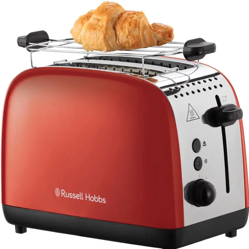 GRILLE PAIN 2 fentes RUSSELL HOBBS COLOR PLUS 1600W / RED / 26554-56