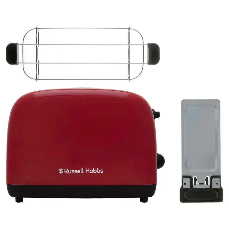 GRILLE PAIN 2 fentes RUSSELL HOBBS COLOR PLUS 1600W / RED / 26554-56